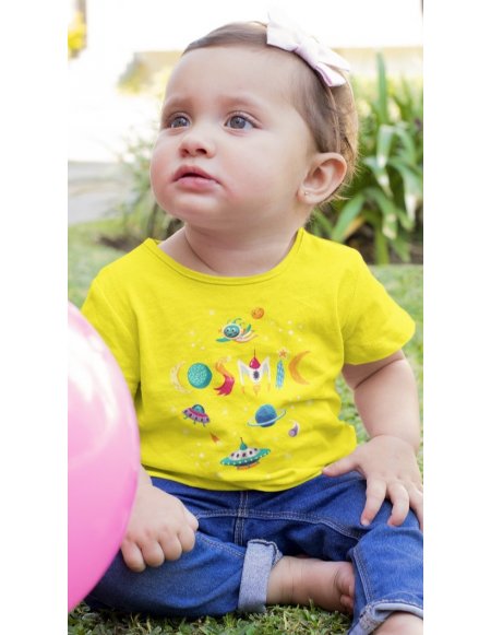 Camiseta Cosmic Amarilla