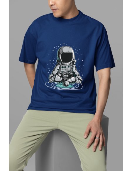 Camiseta Azul AstroYoga Unisex