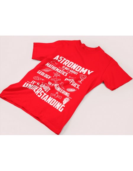 Camiseta Astronomy Roja Junior