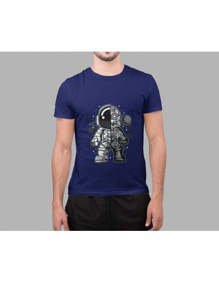 Camiseta Azul Astrobot Unisex