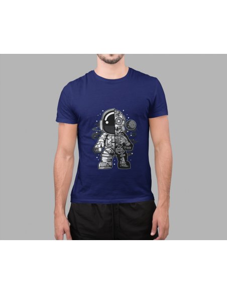 Camiseta Azul Astrobot Unisex