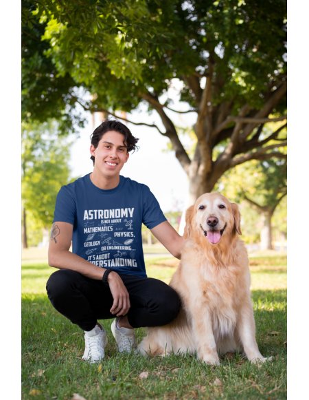 Camiseta Azul Oscuro Astronomy Unisex