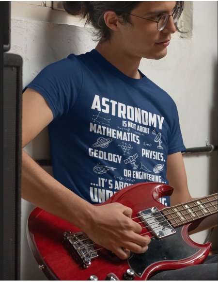 Camiseta Azul Oscuro Astronomy Unisex