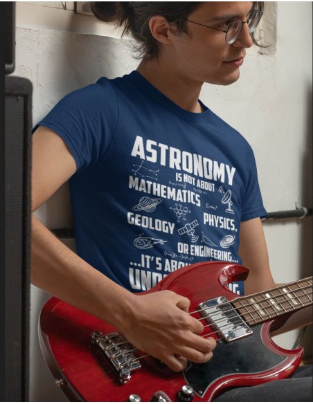 Camiseta Azul Oscuro Astronomy Unisex