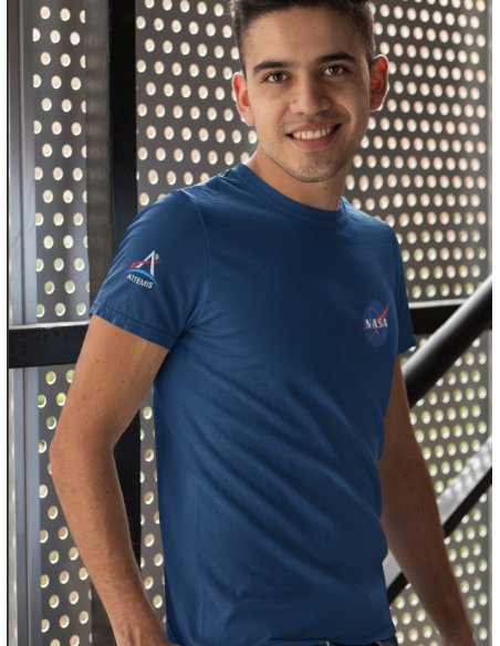 Camiseta Azul NASA - Artemis Unisex