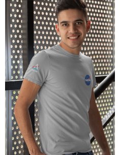 Camiseta Gris NASA - Artemis Unisex