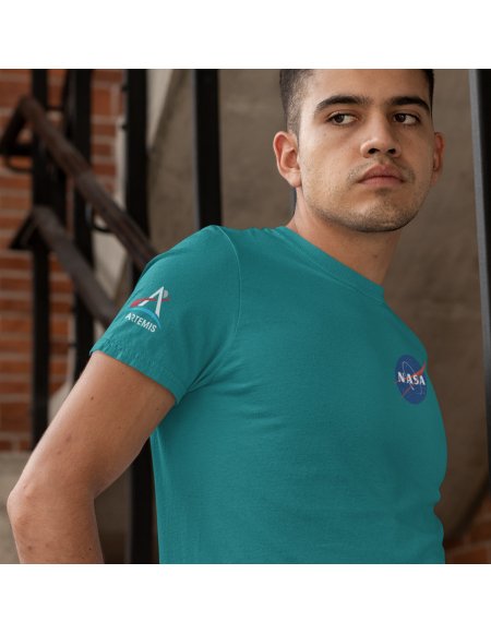 Camiseta Verde Jade NASA - Artemis Unisex