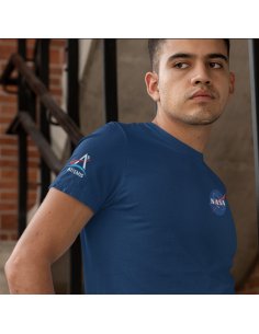 Camiseta Azul NASA - Artemis Unisex