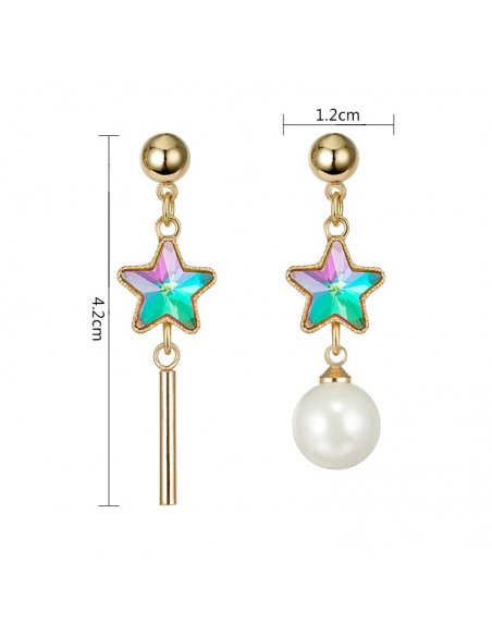 Aretes Estrella Multicolor