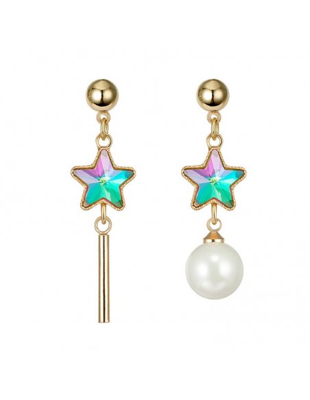 Aretes Estrella Multicolor