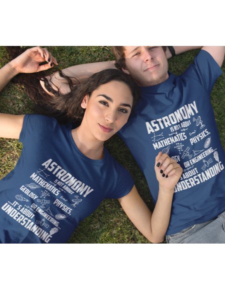 Camiseta Azul Oscuro Astronomy Unisex