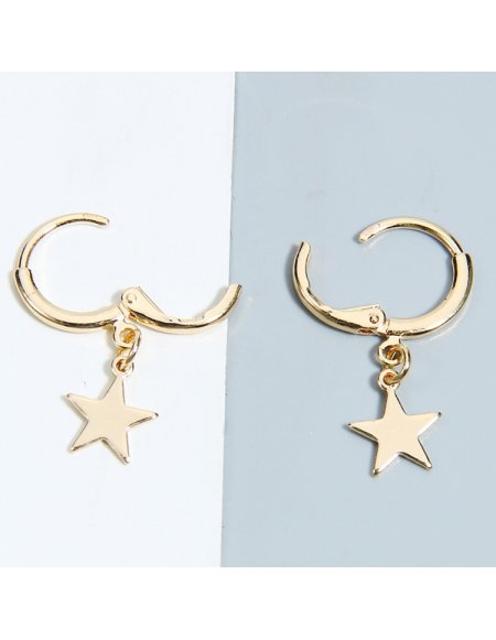 Aretes Estrellas Doradas