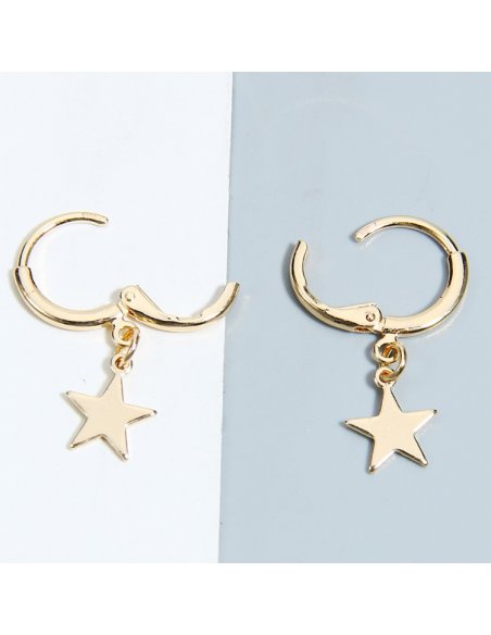 Aretes Estrellas Doradas