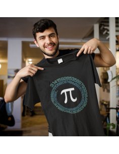 Camiseta Negra Pi Unisex