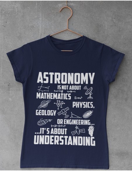 Camiseta Azul Oscuro Astronomy Dama CR