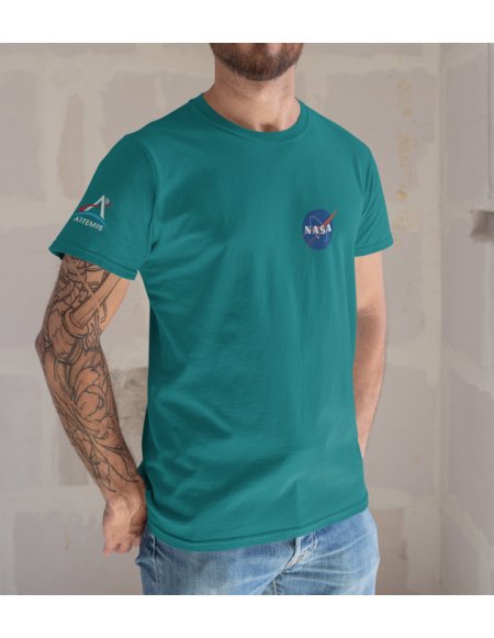 Camiseta Verde Jade NASA - Artemis Unisex