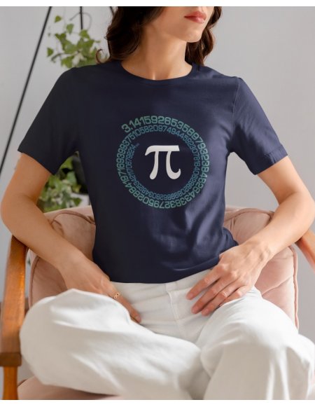 Camiseta Azul π Dama CR