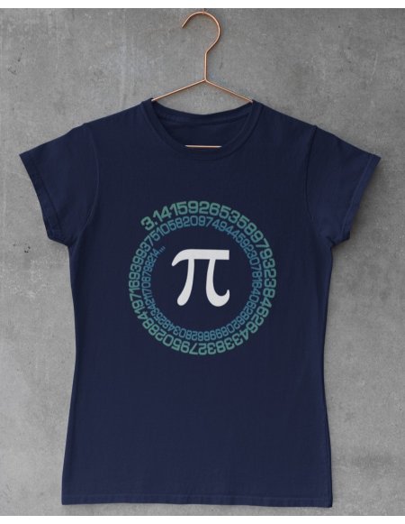 Camiseta Azul Pi Dama CR