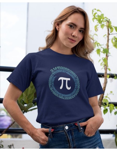 Camiseta Azul Pi Dama CR
