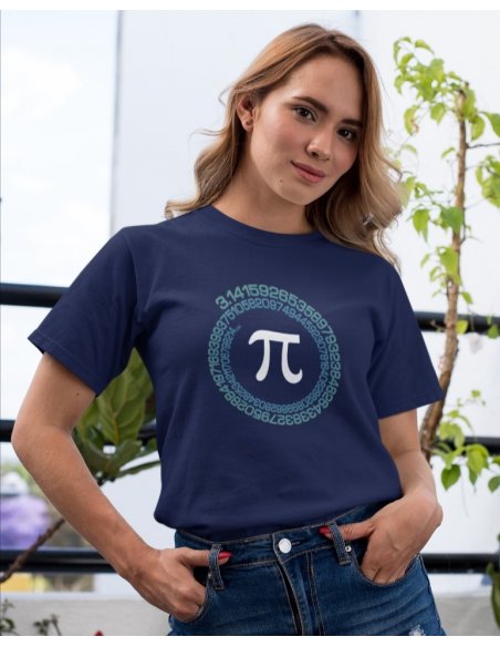 Camiseta Azul Pi Dama CR