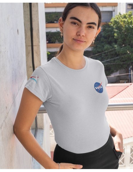 Camiseta Gris Nasa - Artemis Dama CR