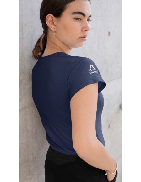 Camiseta Azul Nasa - Artemis Dama CR