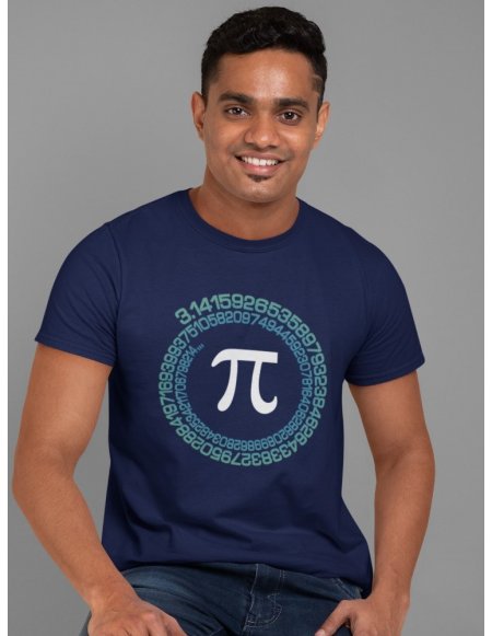 Camiseta Azul π Unisex