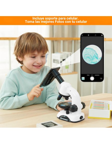 Microscopio para Niños 40x-800x Bresser STEM