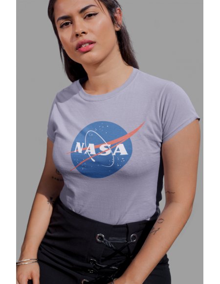 Camiseta Lila NASA Dama CR