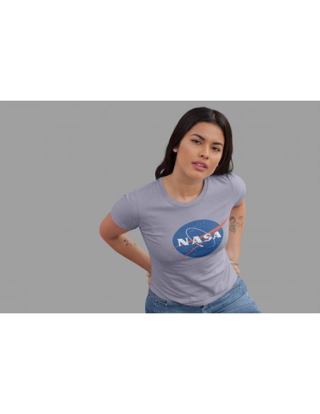 Camiseta Lila NASA Dama CR