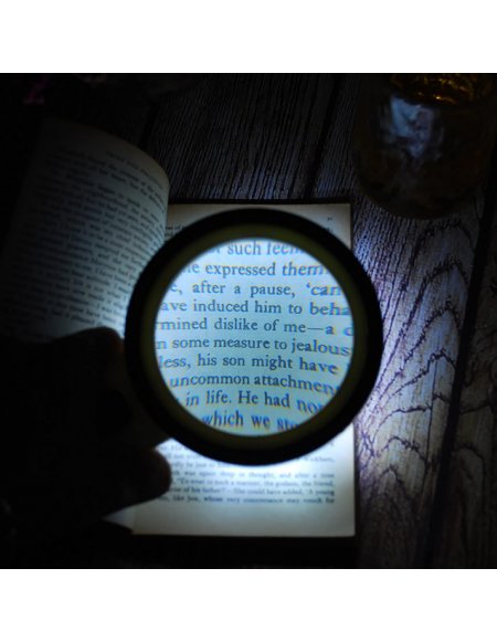 Lupa 30x - 80mm con luz LED