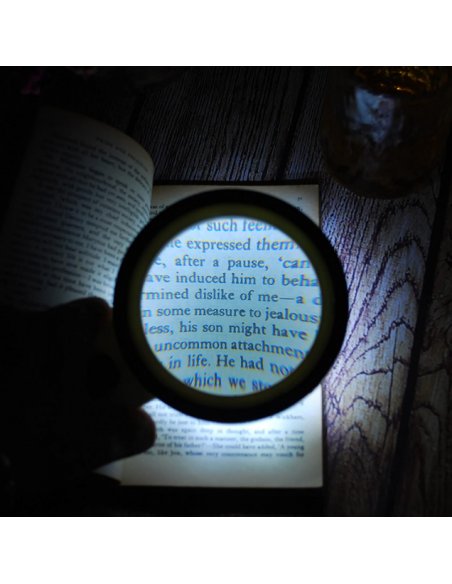 Lupa 30x - 80mm con luz LED