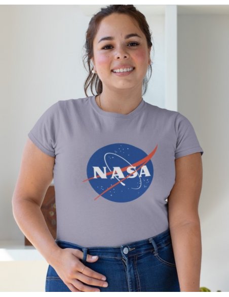 Camiseta Lila NASA Dama CR