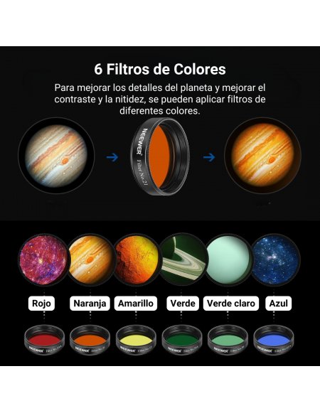 Kit de Oculares y filtros Neewer