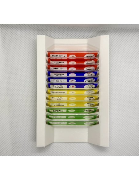 Muestras Biológicas Básicas Surtidas para Microscopio 12 piezas