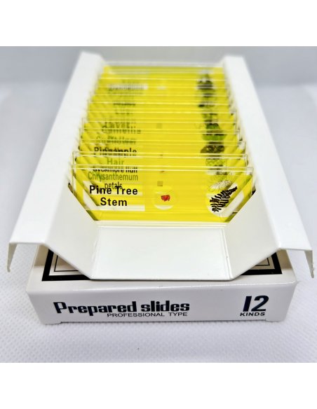 Kit de Muestras Biológicas Básicas para Microscopio 48 piezas