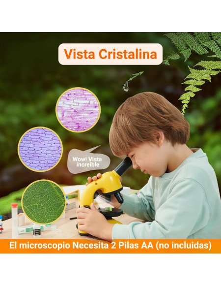 Microscopio para Niños 40x-750x Bresser STEM