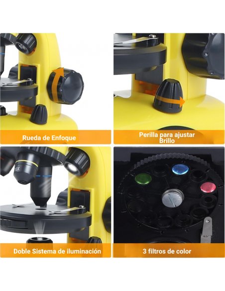 Microscopio para Niños 40x-750x Bresser STEM