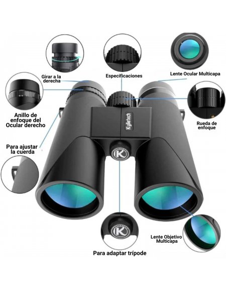 Binoculares 12x42 Kylietech