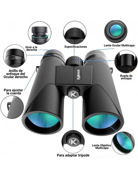 Binoculares 12x42 Kylietech