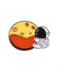 Pin Astronauta Pizza-Luna