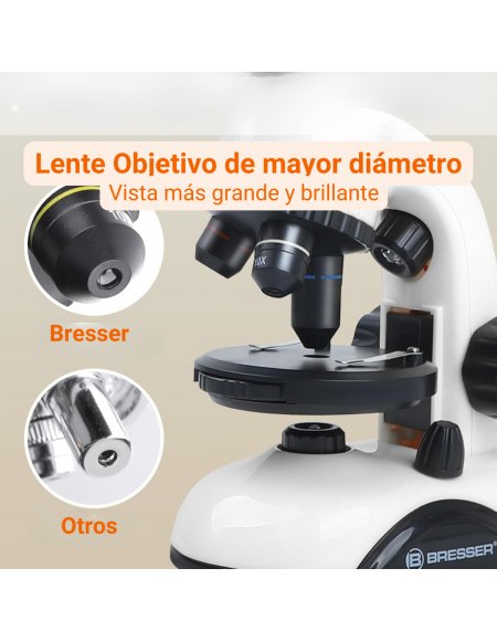 Microscopio para Niños 40x-750x Bresser STEM