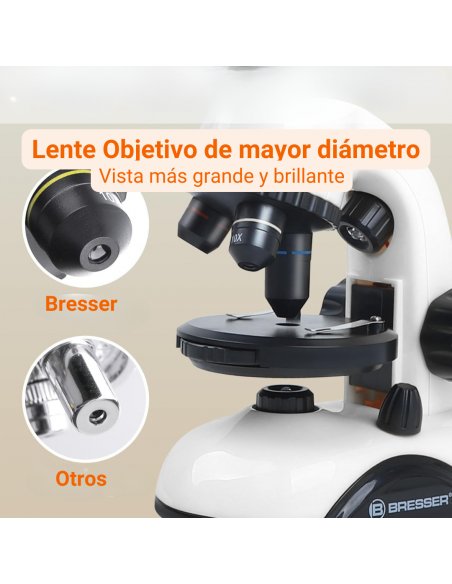 Microscopio para Niños 40x-750x Bresser STEM