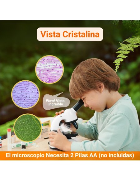 Microscopio para Niños 40x-750x Bresser STEM