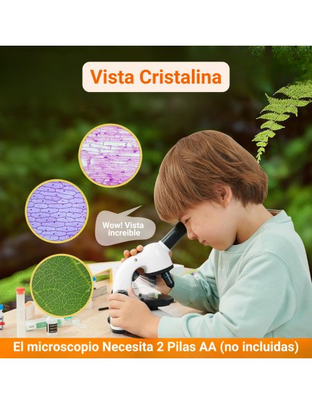 Microscopio para Niños 40x-750x Bresser STEM