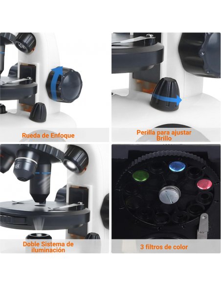 Microscopio para Niños 40x-750x Bresser STEM