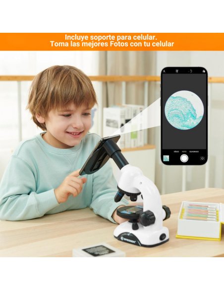 Microscopio para Niños 40x-750x Bresser STEM