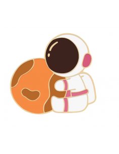 Pin Astronauta niña Lunita Balón