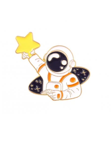 Pin Astronauta Con Estrellita