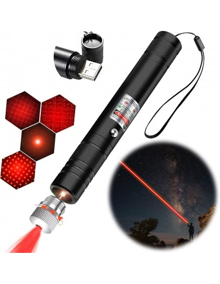 Láser Recargable de Largo Alcance